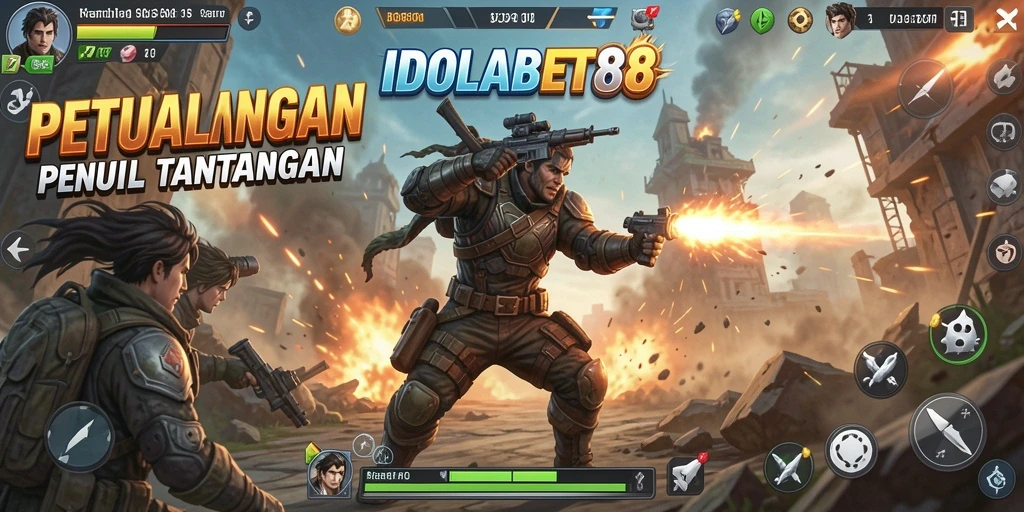 Tampilan menarik dari gameplay Action IDOLABET88 yang seru.
