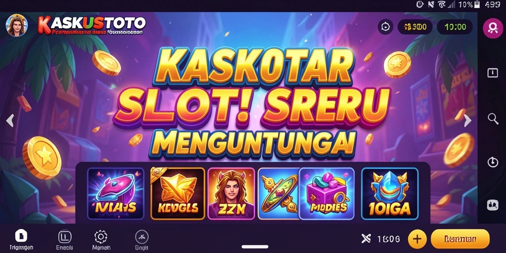 Screenshot gameplay Slot KASKUSTOTO yang menarik dan penuh aksi.