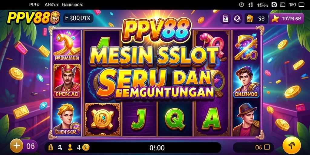 Tangkapan layar utama PPV88 menunjukkan keseruan permainan slot yang mengagumkan.