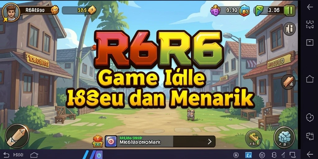Tampilkan gameplay R6R6 dengan karakter yang aktif dan interaksi yang menyenangkan.