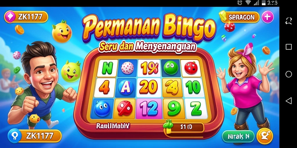 Tampilan gameplay ZK1177 yang seru dan interaktif saat bermain Bingo.