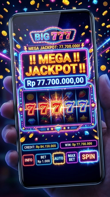 Tampilan utama aplikasi big777 yang intuitif.